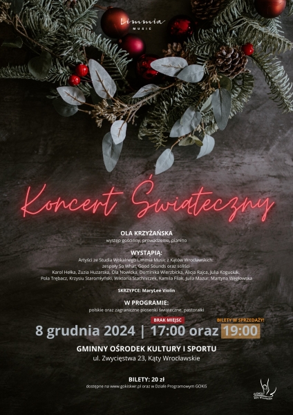 Koncert Świąteczny godzina 19:00